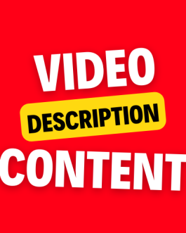 Produx product size 500x500 Video Description Content